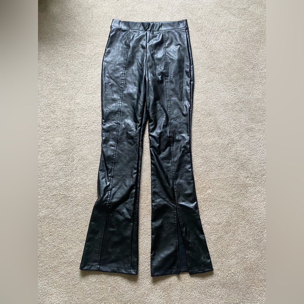 Wild Fable Black Faux Leather Pants